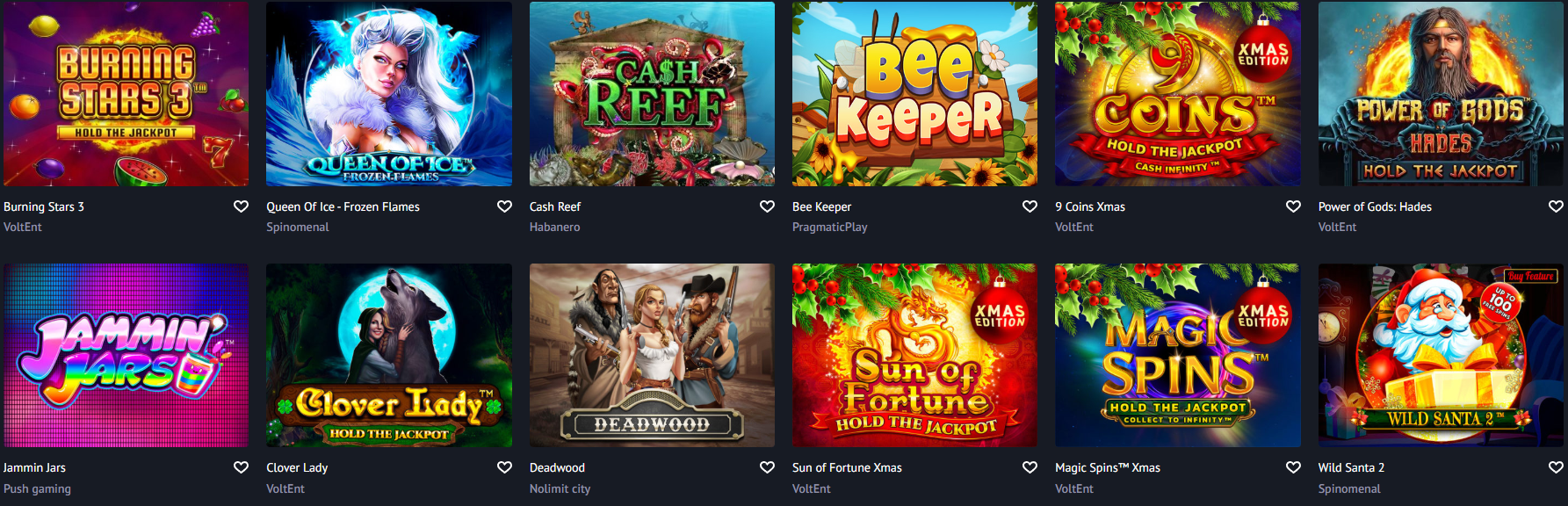 Interface des jeux de casino Yonibet montrant les fonctionnalités de bonus et de tours gratuits